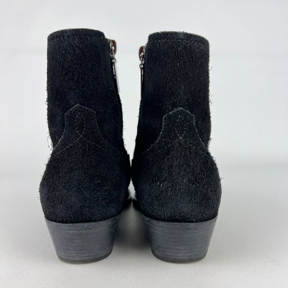 Saint Laurent YSL Lukas Womens Ankle Boots Black Suede Western size EU 36 US 6 - Picture 4 of 16